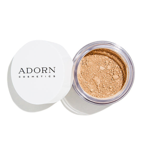 Adorn Cosmetics Anti-Aging SPF 20 Mineral Foundation Medium Tan.