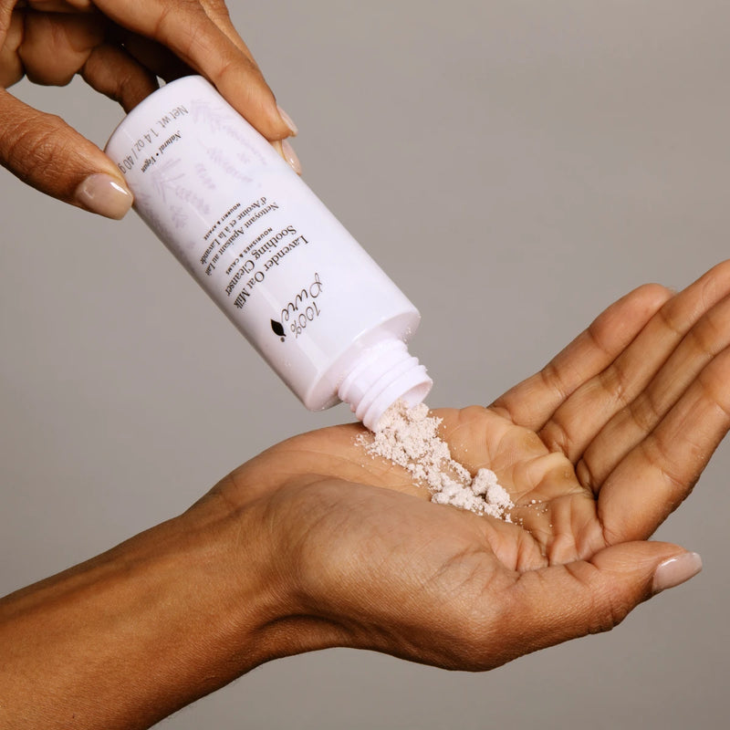 100 Pure Lavender Oat Milk Soothing Cleanser