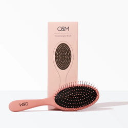 O&M Detangler Brush Pink