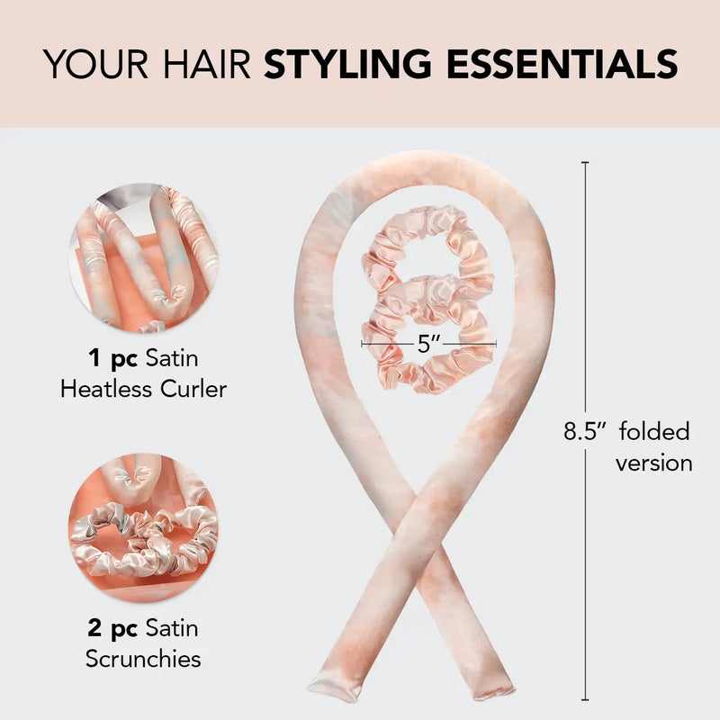 KITSCH Satin Heatless Curling Set
