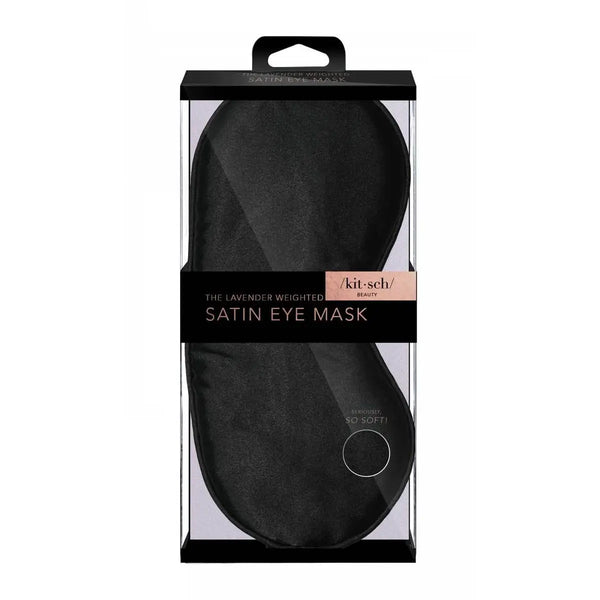 KITSCH The Lavender Weighted Satin Eye Mask
