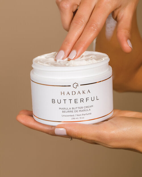 Hadaka Beauty BUTTERFUL Marula Body Butter. Unscented 8oz