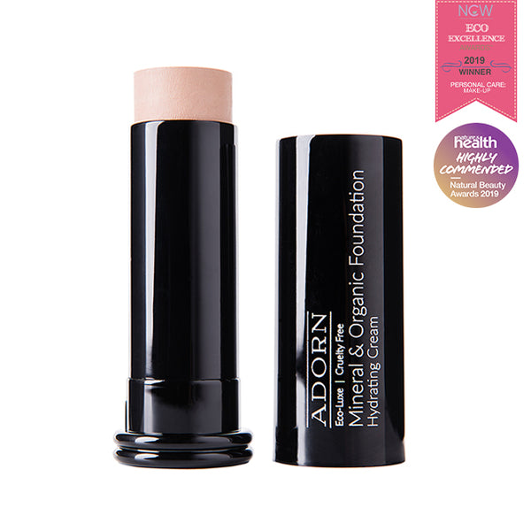 Adorn Cosmetics Hydrating Cream Mineral Foundation Stick Dark Tan.