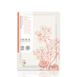 Inna Organic Rose Garanium Skin Soothing Facial Mask.