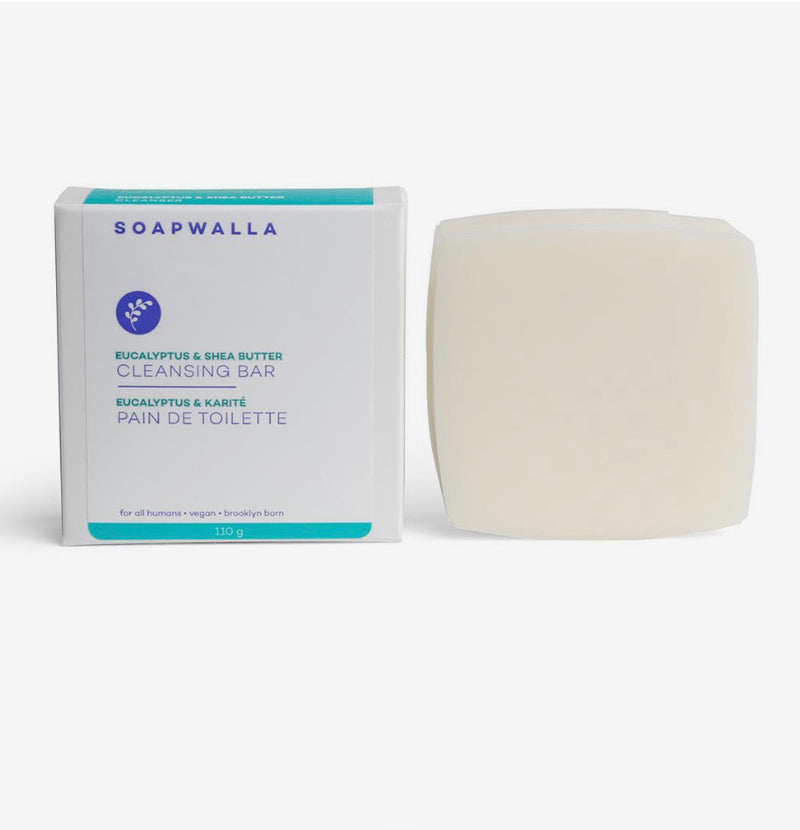 Soapwalla Eucalyptus & Shea Butter Cleansing Bar.