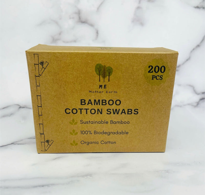 Me Mother Earth Bamboo Cotton Swabs