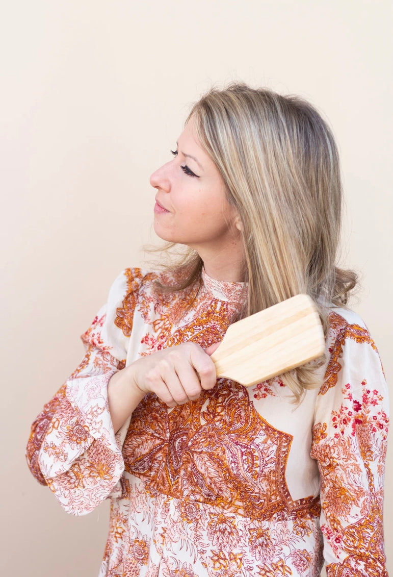 Me Mother Earth Bamboo Paddle Hairbrush