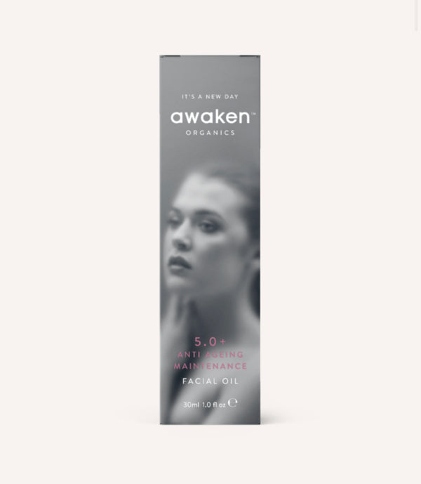 Awaken Organics 5.0 Anti Ageing Maintenance Facial Oil