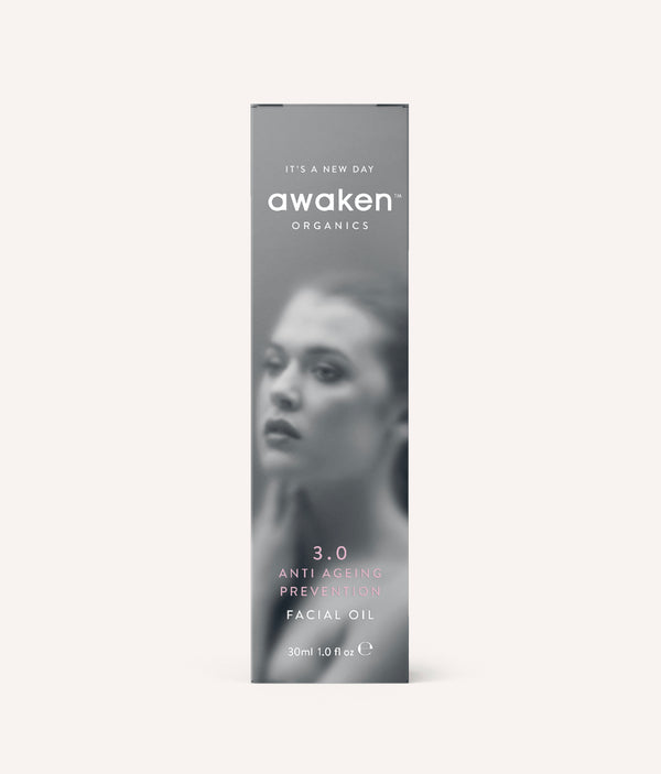 Awaken Organics 3.0 Anti Ageing Prevention Facial Oil
