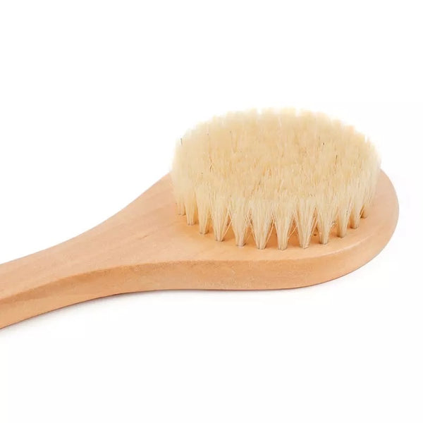 Long Handle Wooden Bath Brush.