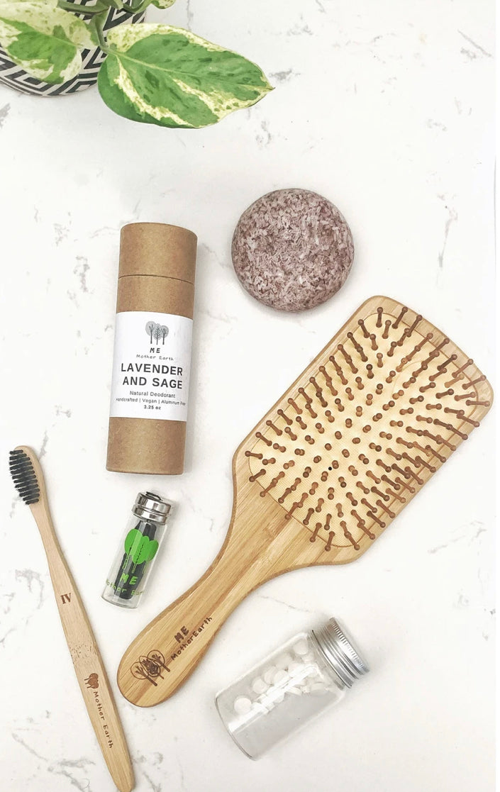 Me Mother Earth Bamboo Paddle Hairbrush