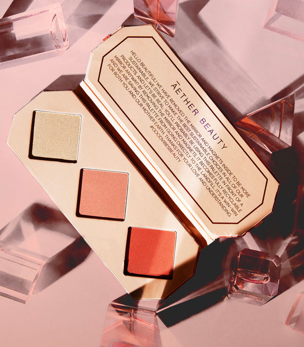 Aether Beauty Crystal Charged Cheek Palettes Amber