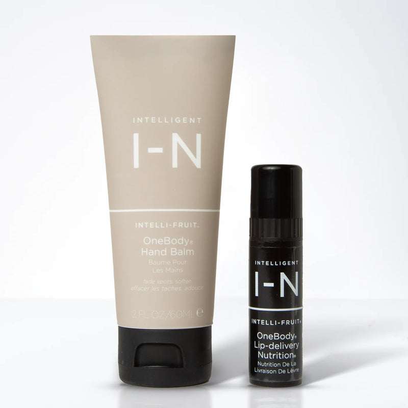 Intelligent I-N OneBody Hand Balm & Lip Travel Set